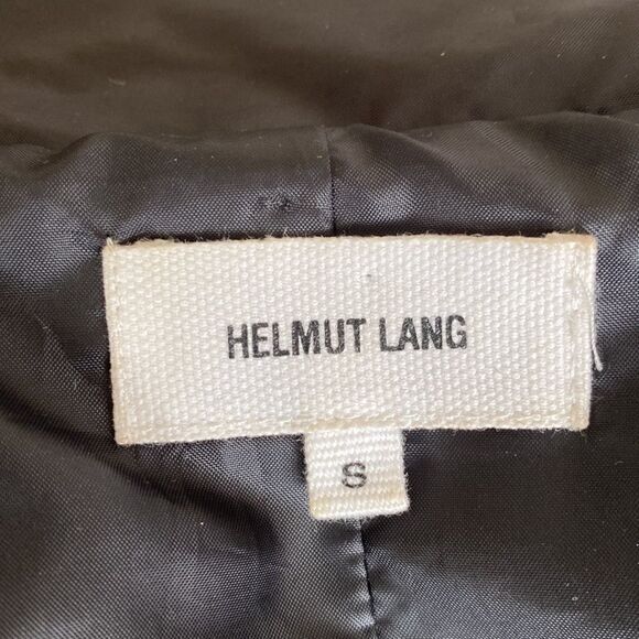 Helmut Lang Asymmetrical Zippered Down Cocoon Coat - Picture 12 of 15
